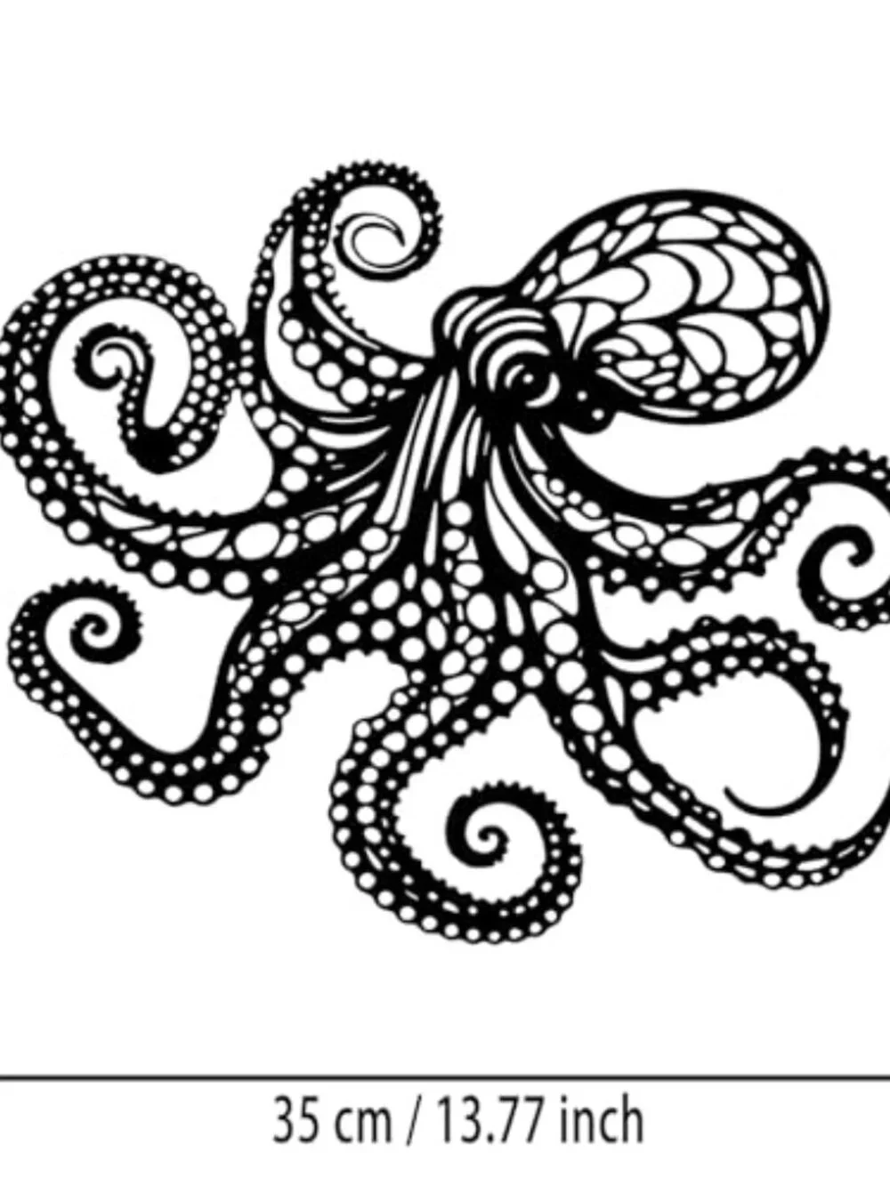 BRAND NEW Octopus Metal Wall Decor - Gothic Nautical Room